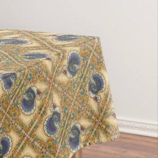 THANKSGIVING TURKEY UNICORN, WHIMSICAL FANTASY TABLECLOTH