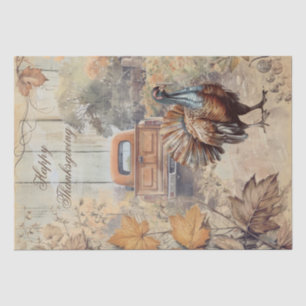 Thanksgiving Turkey Watercolor Tissue Paper