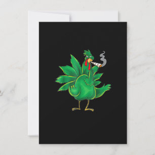 Thanksgiving Turkey Weed Tshirt Pot Smoker T For M Invitation