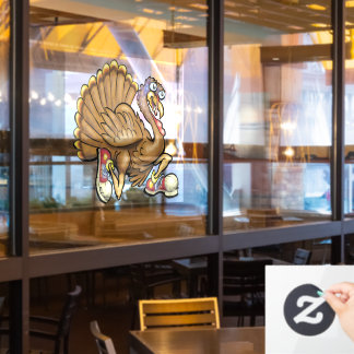 Thanksgiving Turkey Window Cling