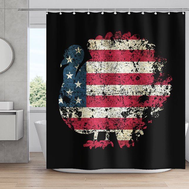 Thanksgiving Turkey With American Flag (Creator Uploaded)