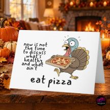 Thanksgiving Turkey's Pizza Survival Plan Holiday