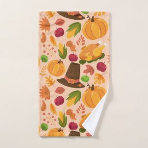 Thanksgiving Turquie Citrouille Automne Motif