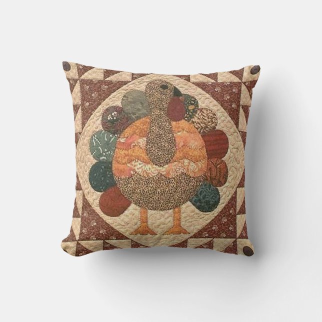 Thanksgiving Turquie Coussin (Recto)
