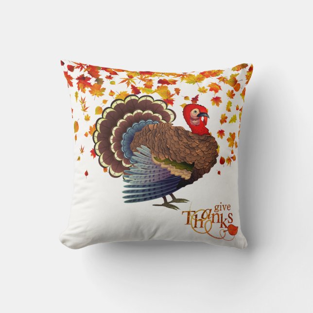 Thanksgiving Turquie Coussin (Recto)