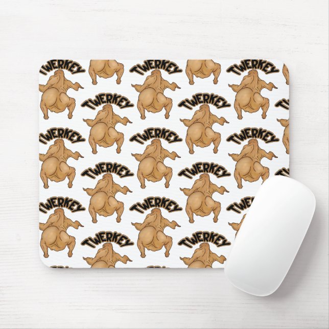 Thanksgiving Twerkey  Mousepad (With Mouse)