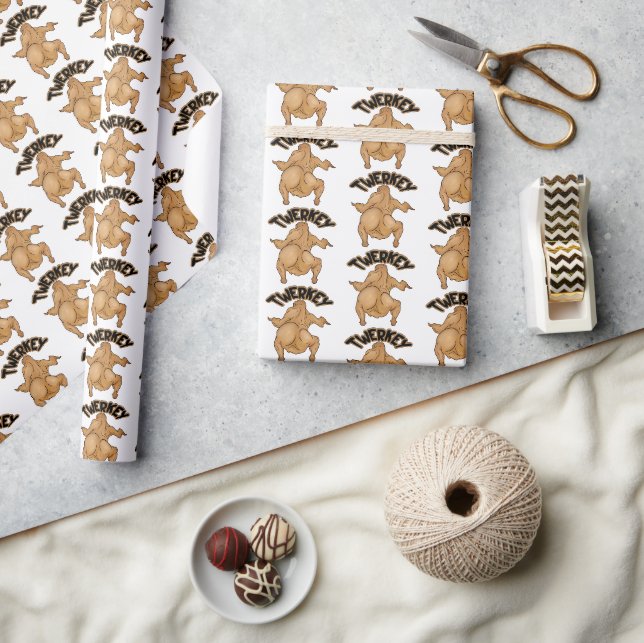 Thanksgiving Twerkey Wrapping Paper (Crafts)
