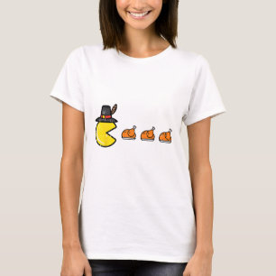 Thanksgiving Video Game Eating Turkey Gamer Men Wo T-Shirt