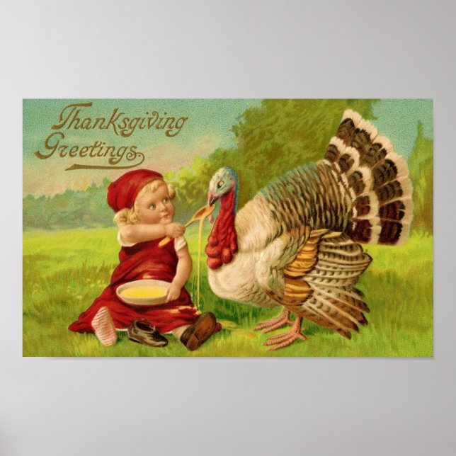 Thanksgiving Vintage Poster (Front)