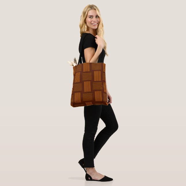 Thanksgiving Weave  Tote Bag (On Model)