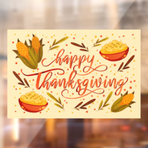 Thanksgiving  Window Cling