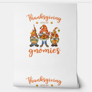 Thanksgiving With My Gnomies Autumn Gnomes Turkey  Wallpaper