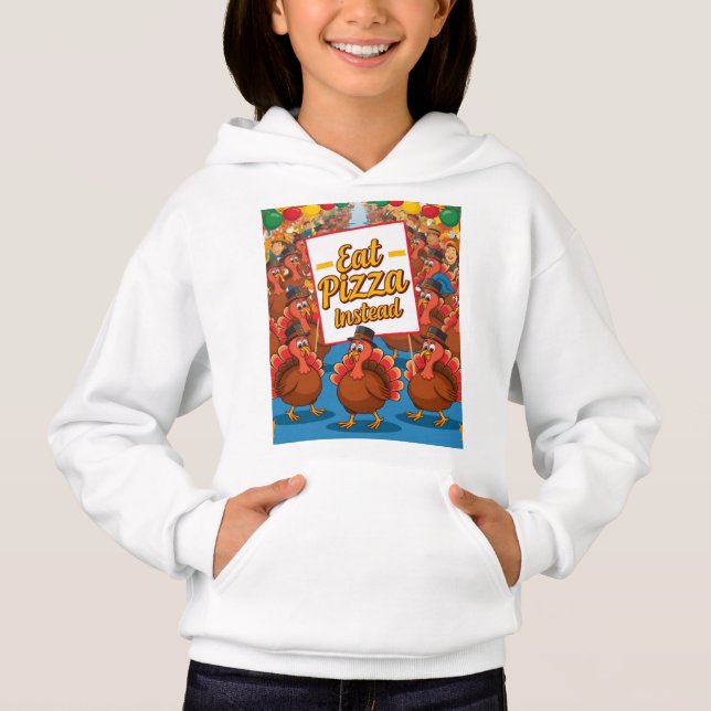 Thanksgiving with pizza instead (Front)