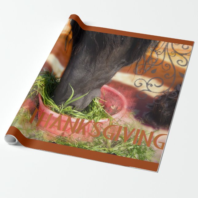 ThanksGiving - Wrapping Paper Roll (Unrolled)