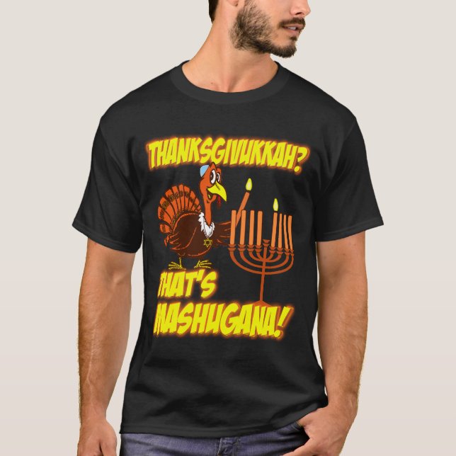 Thanksgivukkah Mashugana T-shirt (Front)