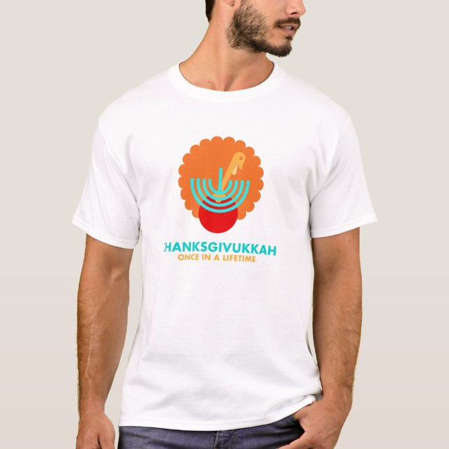 thanksgivukkah one in lifetime T-Shirt (Front)