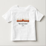 Thanksgivukkah Toddler T-Shirt<br><div class="desc">PRLimages is a division of Paintings by Rachel Lowry.</div>