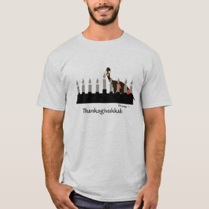 Thanksgivukkah Turquie et T-shirt de Menorah