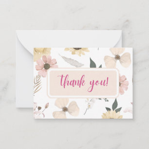 Thankyou card