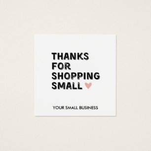 Thankyou for shopping small   Small Business 