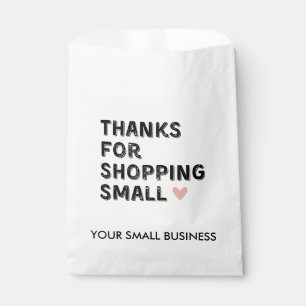 Thankyou for shopping small   Small Business  Favour Bag