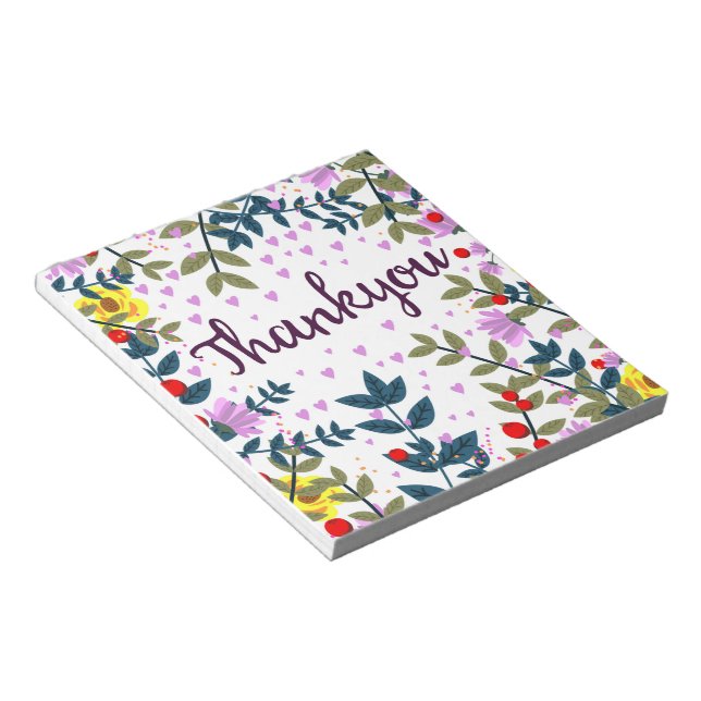 Thankyou Notepad (Angled)