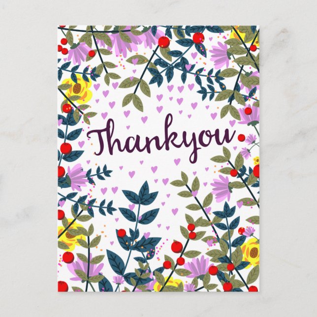 Thankyou Postcard (Front)