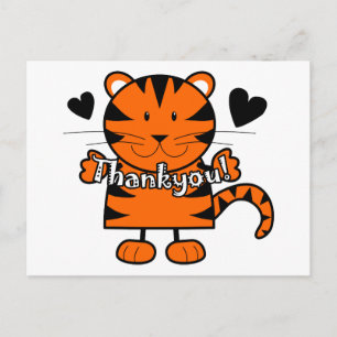 Thankyou Tiger Postcard