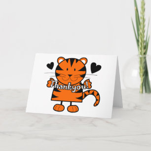 Thankyou Tiger Thank You Card