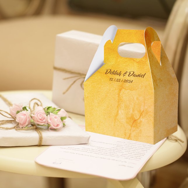 Thankyou Wedding Favor Box (Creator Uploaded)