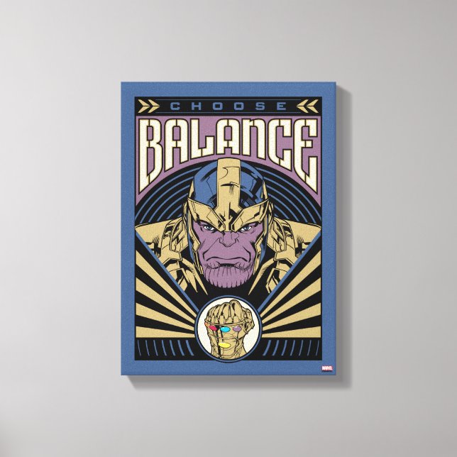 Thanos - Choose Balance Canvas Print (Front)