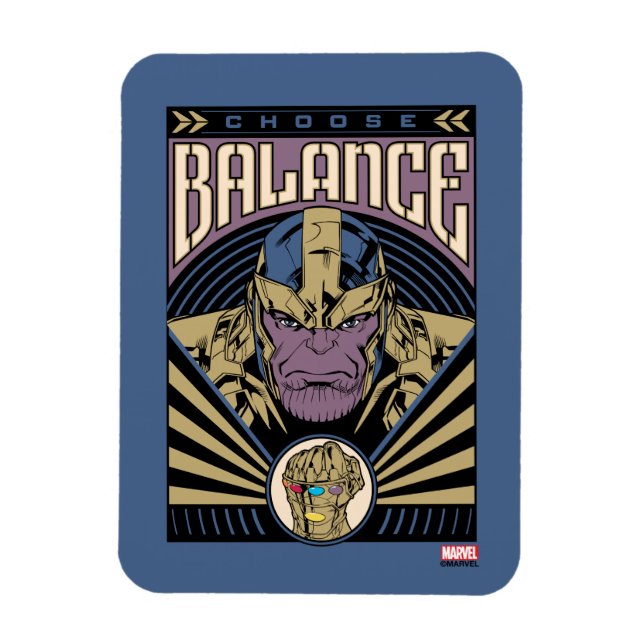 Thanos - Choose Balance Magnet (Vertical)