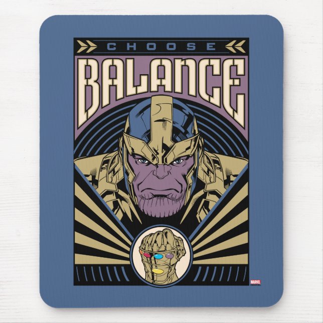 Thanos - Choose Balance Mouse Pad (Front)