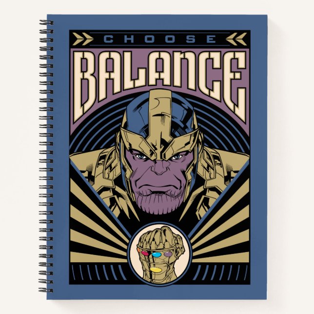 Thanos - Choose Balance Notebook (Front)