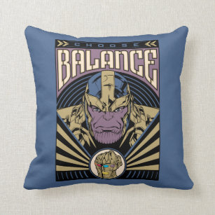 Thanos - Choose Balance Throw Pillow