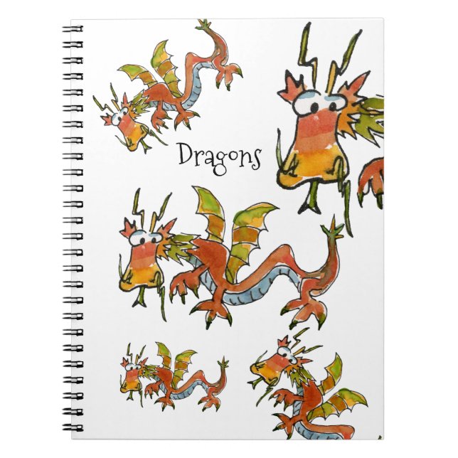 Thar Be Dragons Notebook (Front)