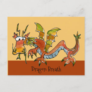 Thar Be Dragons Postcard
