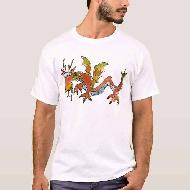 Thar Be Dragons T-Shirt (Front)