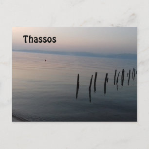 Thassos view from Skala Rachoni Postcard