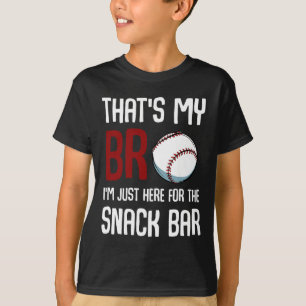 That39s My Bro I39m Just Here For Snack Bar Funny T-Shirt