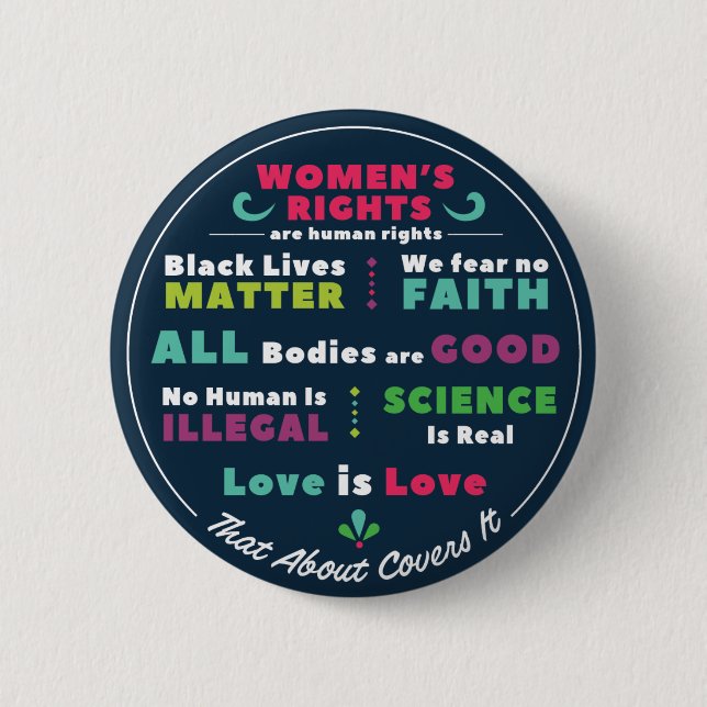 That About Covers It Buttons/Pins 2 Inch Round Button (Front)