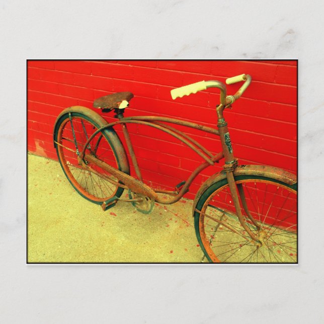 That Bike is a well loved piece of art! Postcard (Front)