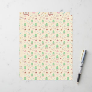 That Cat Life Toys Pattern Scrapbooking Paper