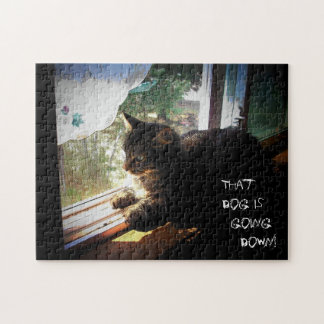 that dog is going down! Make your own Jigsaw Puzzle