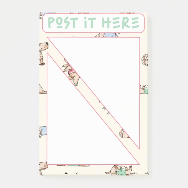 That Dog Life Post It Here Post-it Notes (Front)