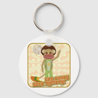 That Funky Sock Monkey Keychain