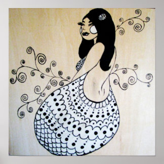 That Girl Is Poison... (on wood) Poster