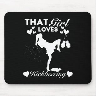That Girl Loves Kickboxing Mouse Pad