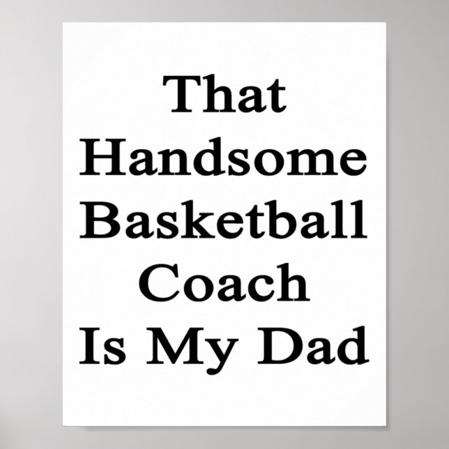 That Handsome Basketball Coach Is My Dad  Poster (Front)