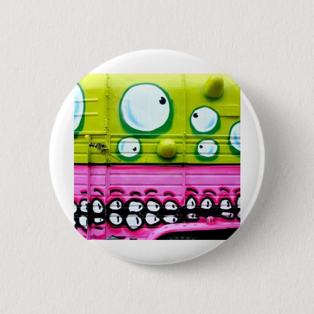 That hurts my eyes 2 inch round button (Front)